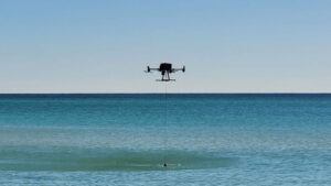 Underwater drone deployment