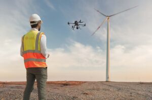 Drone Powered Wind Turbine Inspections