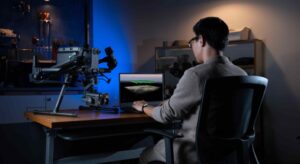 A drone mission control station