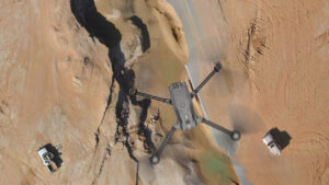 Drone powered environmental monitoring